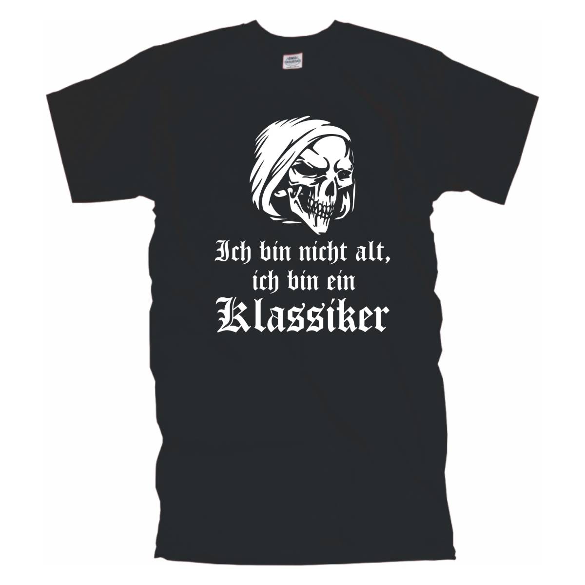 Ich bin nicht alt... schwarzes Funshirt, lustige Sprüche, große