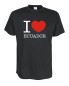 Preview: T-Shirt, I love ECUADOR, Länder Fanshirt S-5XL (WMS11-17)