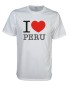 Preview: T-Shirt, I love PERU, Länder Fanshirt S-5XL (WMS11-47)