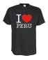 Preview: T-Shirt, I love PERU, Länder Fanshirt S-5XL (WMS11-47)