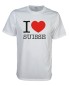 Preview: T-Shirt, I love SCHWEIZ (Suisse), Länder Fanshirt S-5XL (WMS11-56)