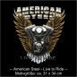 Preview: Fun T-Shirt American Steel - Live to Ride, Funshirt S - 6XL (ABR00700)