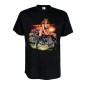 Preview: Fun T-Shirt Girl over Motorcycle, Biker Funshirt