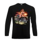 Preview: Longsleeve Girl over Motorcycle, Biker langarm Funshirt