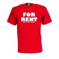 Preview: For rent, will work for sex, Fun T-Shirt