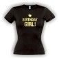 Preview: BIRTHDAY GIRL, Damen Geburtstags Fun T-Shirt (FSG073)