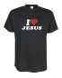 Preview: I love Jesus Fun T-Shirt, Funshirt, Funshirt bis Gr. 5XL (FSJ013)