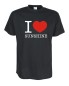 Preview: I Love you Fun T-Shirt schwarz