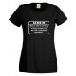 Preview: Danger - when you makes to much Faxen.., T-Shirt, Damen Funshirt