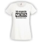 Preview: Ich verspreche nichts ..., T-Shirt, Damen Funshirt