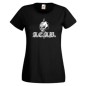 Preview: A.C.A.B. skull, ACAB mit Totenkopf, T-Shirt, Damen Funshirt