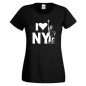 Preview: I love New York, T-Shirt, Damen Funshirt