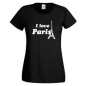 Preview: I love Paris, T-Shirt, Damen Funshirt