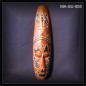 Preview: Maori Wandmaske 50cm beige-schwarz Dotpaint (MA-SU-005)