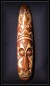 Preview: Maori Wandmaske 50cm beige-hell Dotpaint (MA-SU-006)