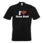 Preview: T-Shirt - I love Deine Stadt - Städteshirt (SFU11-01a)