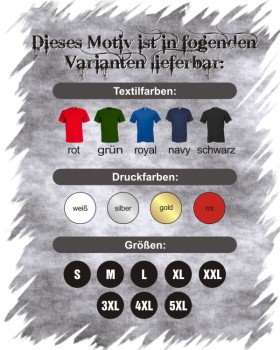 FSF001 Fasching T-Shirt Varianten