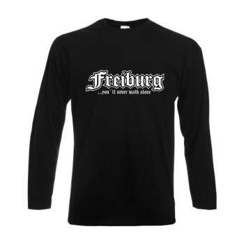 Freiburg Longsleeve, never walk alone Langarmshirt (SFU01-30b)
