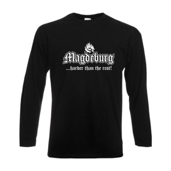 Magdeburg harder than the rest Longsleeve, langarm Shirt (SFU03-36b)