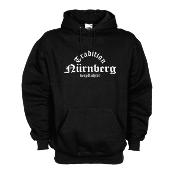 Nürnberg Hoodie Tradition verpflichtet Kapuzenpullover (SFU05-02d)