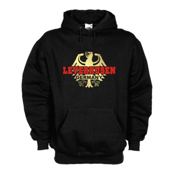 Leverkusen Kapuzenpullover mit Bundesadler (SFU06-03d)