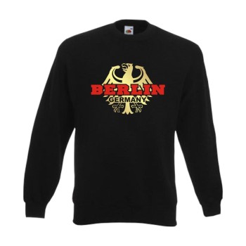 Berlin Sweatshirt, Städteshirt mit Bundesadler (SFU06-08c)