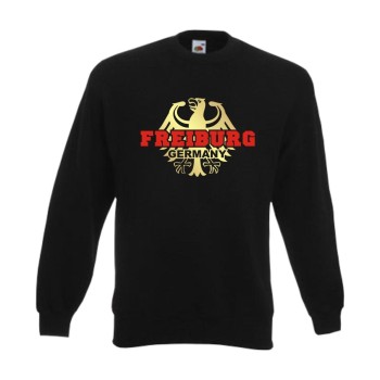 Freiburg Sweatshirt, Städteshirt mit Bundesadler (SFU06-30c)