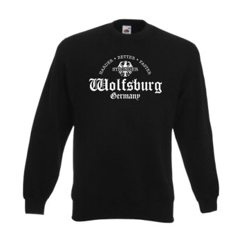 Wolfsburg Sweatshirt, harder better faster stronger (SFU07-20c)