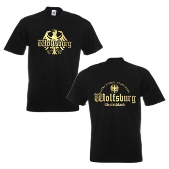 Wolfsburg Fan T-Shirt, meine Heimat meine Liebe (SFU08-20a)