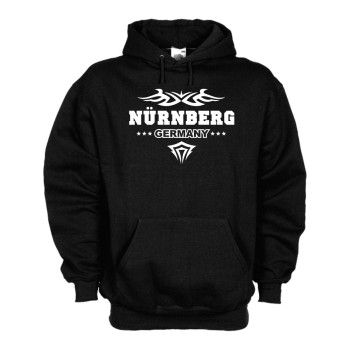 Nürnberg Kapuzenpullover Fan Hoodie mit Tribal (SFU09-02d)