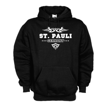 St. Pauli Kapuzenpullover Fan Hoodie mit Tribal (SFU09-06d)