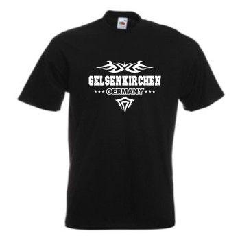 Gelsenkirchen GERMANY T-Shirt, Tribal Städteshirt (SFU09-10a)