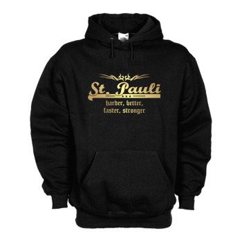 St. Pauli Kapuzenpullover harder better faster stronger (SFU10-06d)