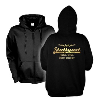 Stuttgart harder better faster stronger Kapuzenjacke (SFU10-13e)