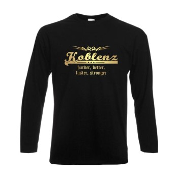 Koblenz harder better faster stronger – Longsleeve (SFU10-24b)