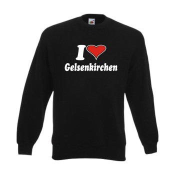 Gelsenkirchen I love Sweatshirt, Städteshirt (SFU11-10c)