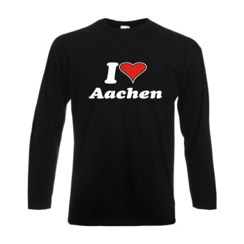 Aachen I love Longsleeve, Städteshirt (SFU11-23b)