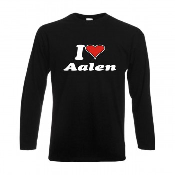 Aalen I love Longsleeve, Städteshirt (SFU11-39b)