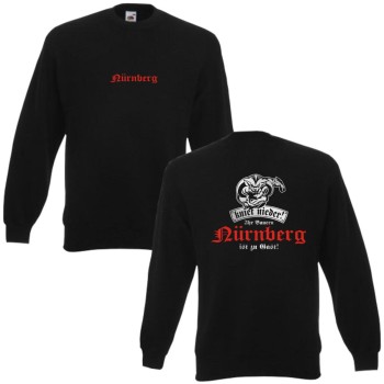 Nürnberg kniet nieder Ihr Bauern, bedrucktes Sweatshirt (SFU13-02c)