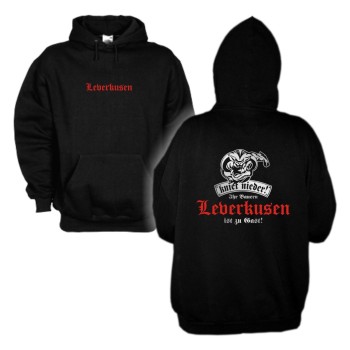 Leverkusen Kapuzenpulli Kniet nieder Ihr Bauern.. ist zu Gast (SFU13-03d)