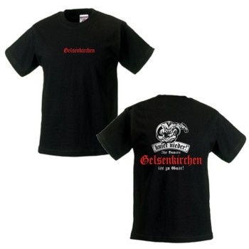 Gelsenkirchen Kinder T-Shirt kniet nieder... ist zu Gast (SFU13-10f)