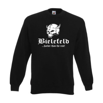 Bielefeld harder than the rest Sweatshirt mit Totenkopf (SFU14-05c)