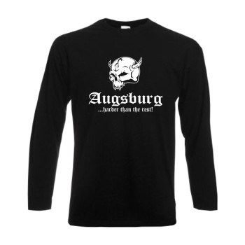 Augsburg harder than the rest, Longsleeve mit Totenkopf (SFU14-22b)