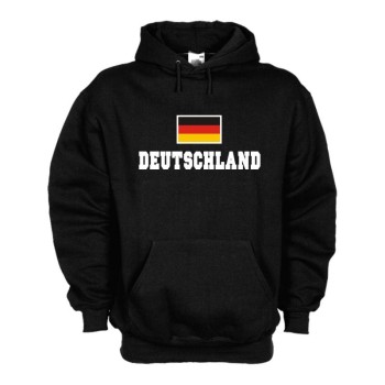 Kapuzensweat DEUTSCHLAND, Flagshirt, Fan Hoodie S-6X (WMS02-01d)