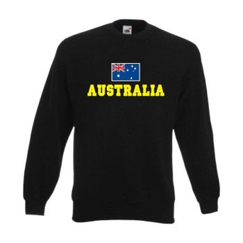 Sweatshirt AUSTRALIEN (Australia), Flagshirt, Fanshirt S - 6XL (WMS02-10c)