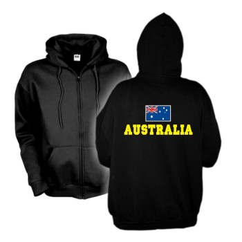 Kapuzenjacke AUSTRALIEN (Australia), Flagshirt, Hoodie S-6XL (WMS02-10e)