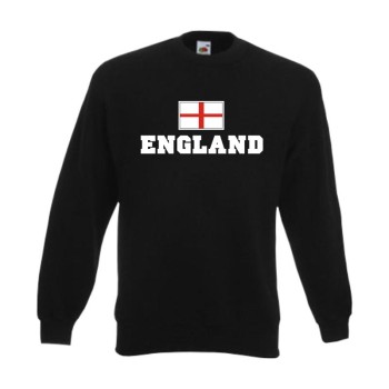 Sweatshirt ENGLAND, Flagshirt, Fanshirt S - 6XL (WMS02-19c)