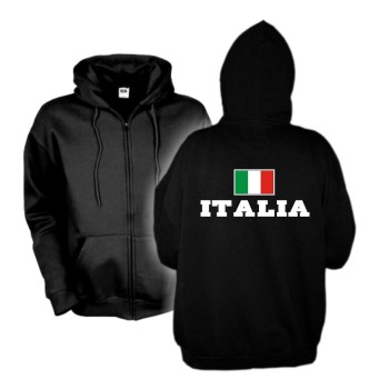 Kapuzenjacke ITALIEN (Italia), Flagshirt, Hoodie S-6XL (WMS02-29e)