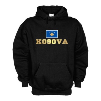 Kapuzensweat KOSOVO (Kosova), Flagshirt, Fan Hoodie S-6X (WMS02-34d)