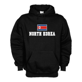 Kapuzensweat NORDKOREA (North Korea), Flagshirt, Fan Hoodie S-6X (WMS02-43d)